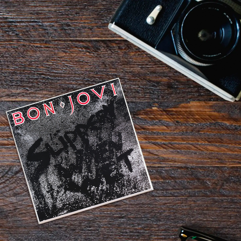 Bon Jovi Slippery When Wet Album Coaster