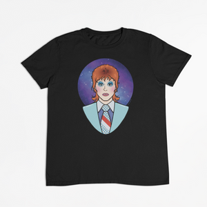 David Bowie Illustrated Portrait T-shirt