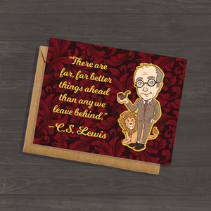 C.S. Lewis Quote Greeting Card