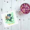 Capricorn Zodiac Flower Coaster