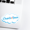 Churchtown Lanc Retro TV Logo Vinyl Sticker