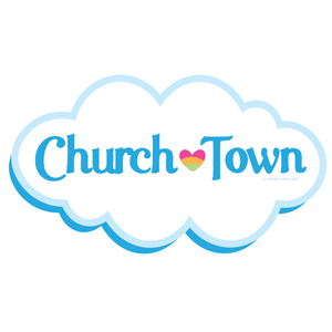 Churchtown Lanc Retro TV Logo Vinyl Sticker