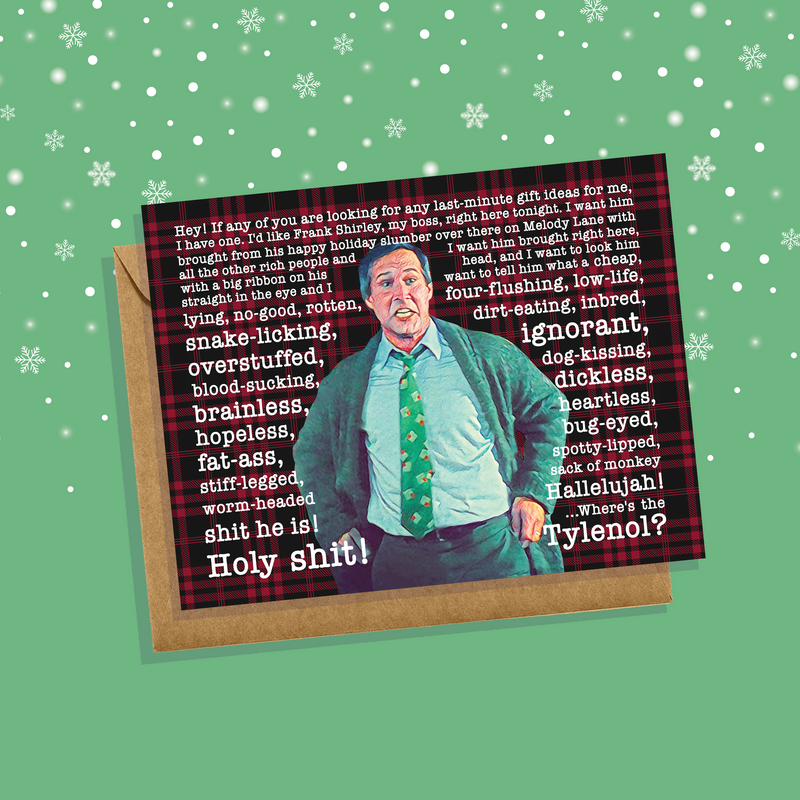 Clark's Rant - Christmas Vacation Holiday Greeting Card