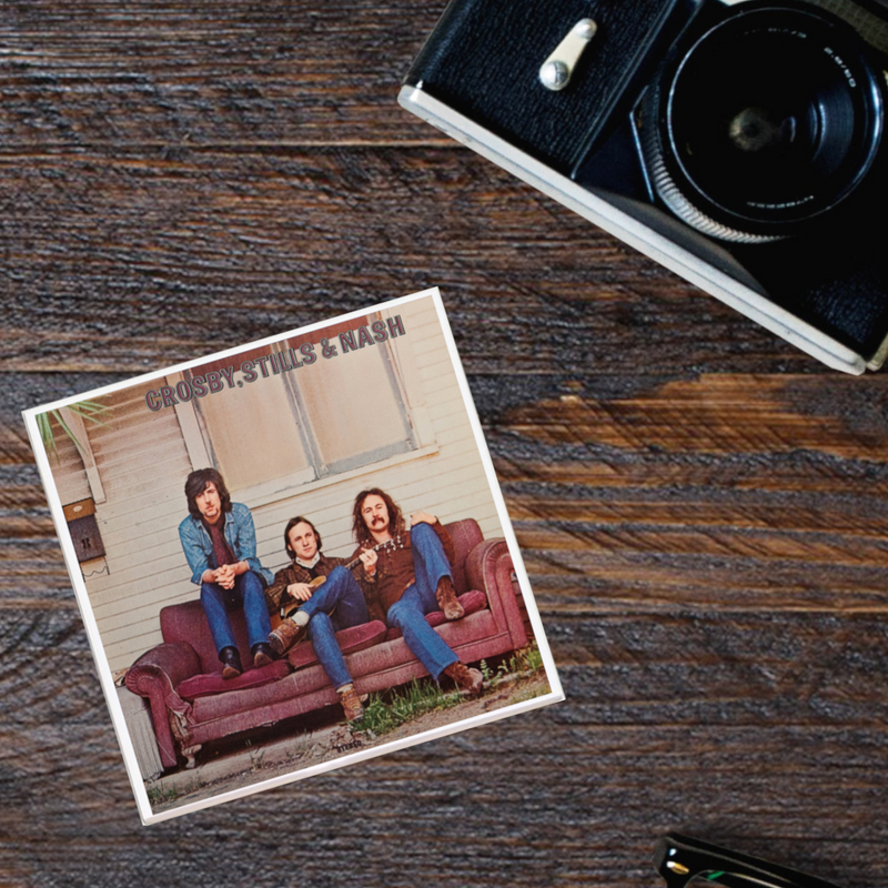 Crosby, Stills, and Nash 1969 Album Coaster