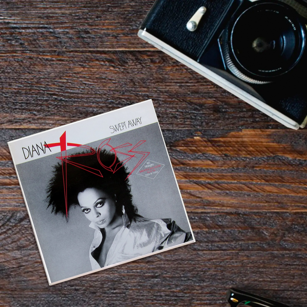 Diana Ross Swept Away Album Coaster
