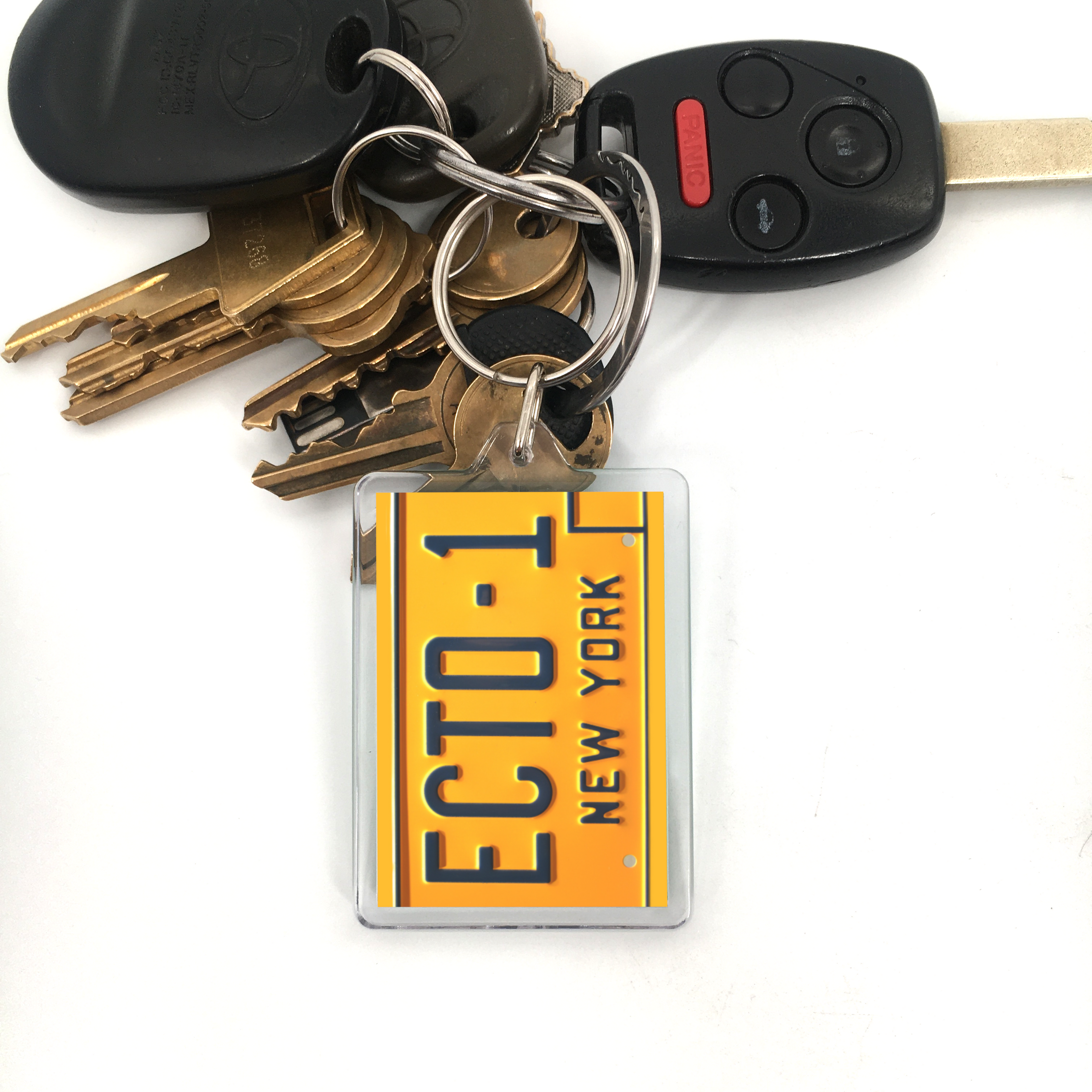 Ghostbusters ECTO-1 Plastic Keychain || Made in USA – Madcap Co