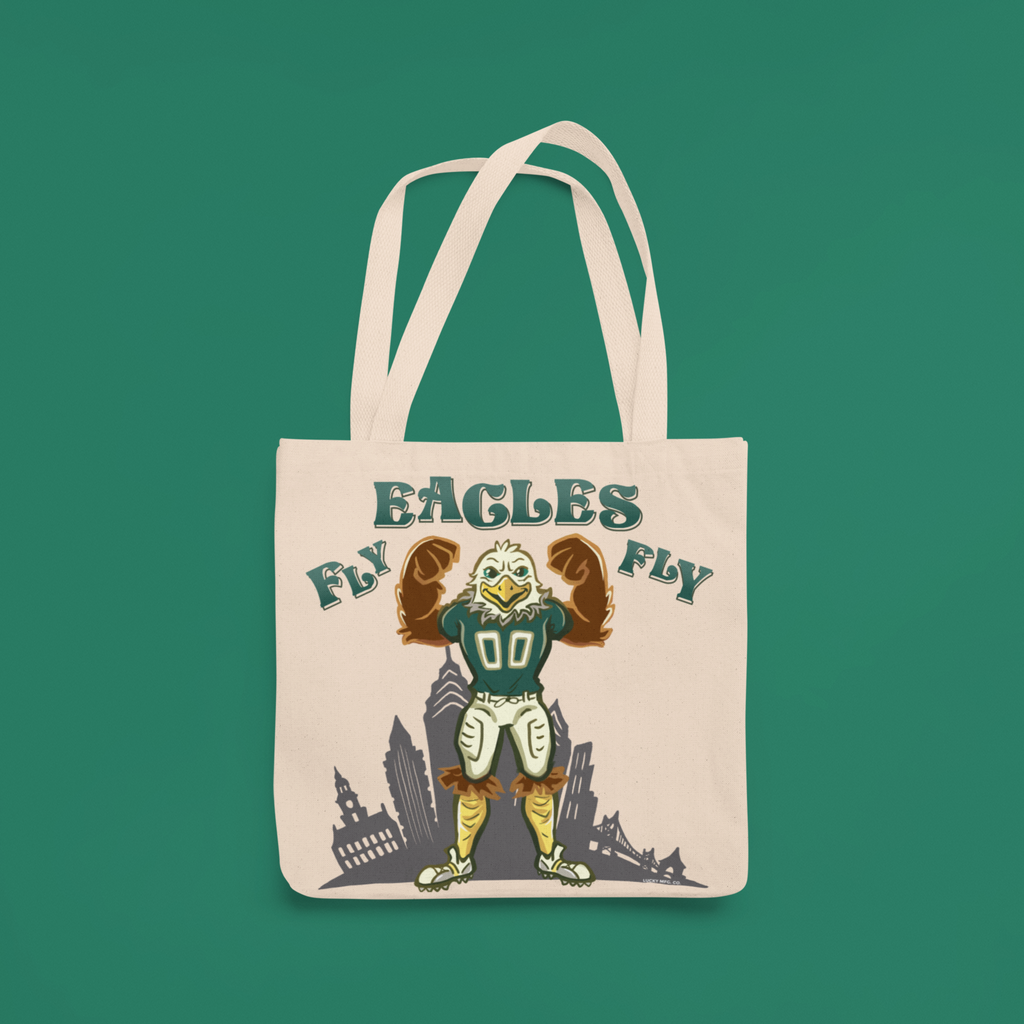 Fly Eagles Fly Philadelphia Eagles Swoop Tote Bag