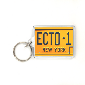 ECTO-1 Ghostbusters Plastic Keychain
