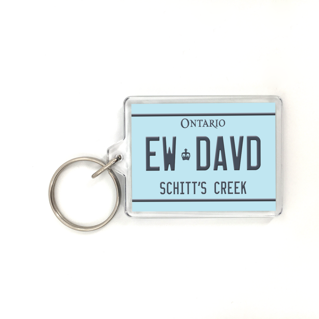 Ew, David Schitt's Creek Plastic Keychain