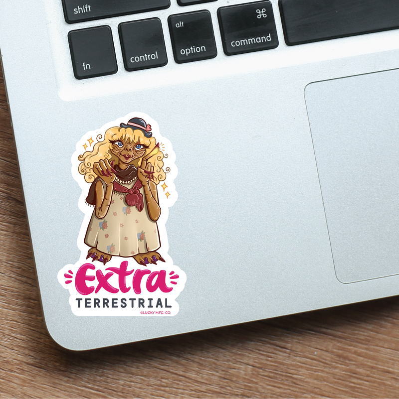 E.T. EXTRA Terrestrial Vinyl Sticker