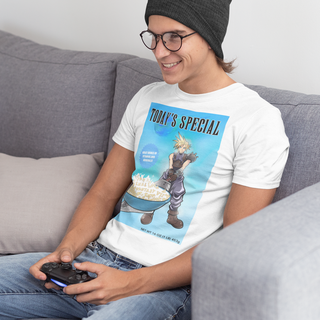 Final Fantasy "Today's Special" Cereal Box Spoof T-Shirt