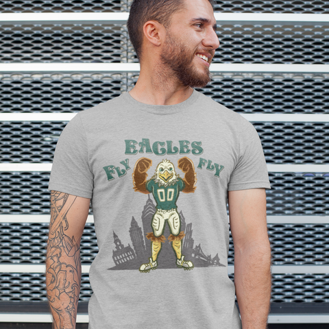 Lucky Mfg Co Swoop Fly Eagles Fly T-Shirt XXL