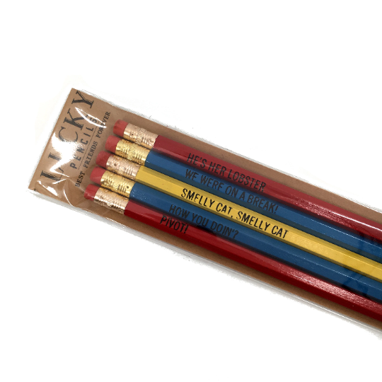 Friends Pencil Pack - Set of 5