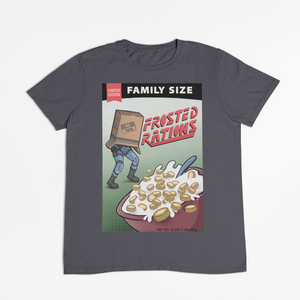 Metal Gear Solid "Frosted Rations" Cereal Box Spoof T-Shirt