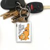 "I'm Not Lazy I just Don't Like to Move" Garfield Plastic Keychain