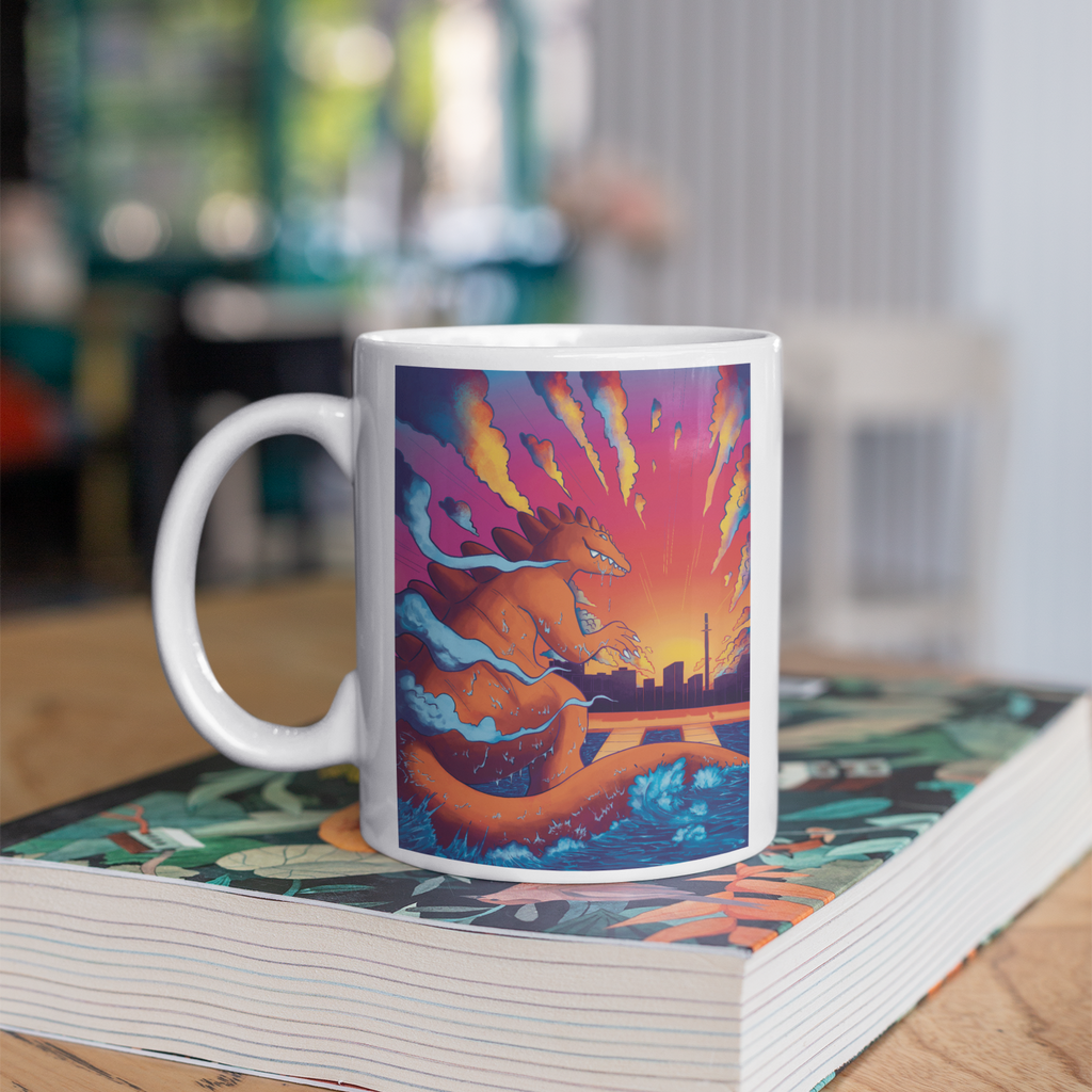"Kaiju Sunset" Mug