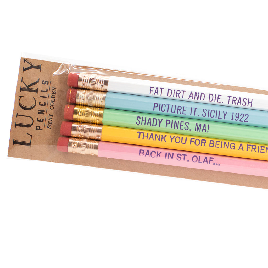 Golden Girls Quote Pencil Pack - Set of 5