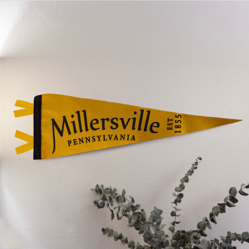 Millersville Pa Established 1855 Pennant || Banner || Pennsylvania