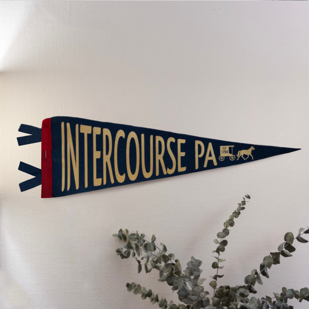Intercourse Pa Established 1754 Pennant || Banner || Pennsylvania