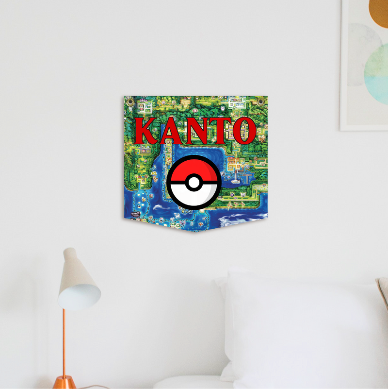 Kanto Vinyl Banner - Pokemon