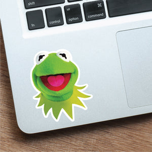 Kermit Celebrity Head Vinyl Sticker - Muppets