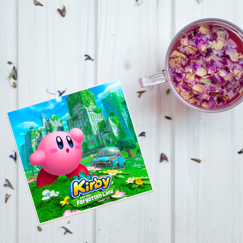 Kirby and the Forgotten Land Video Game Coaster