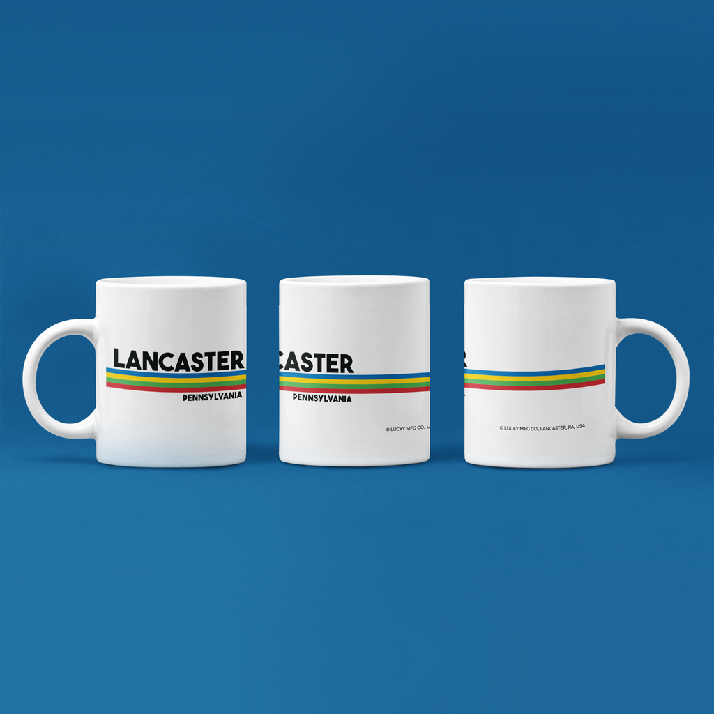 Lancaster, Pennsylvania 4-Stripes Mug