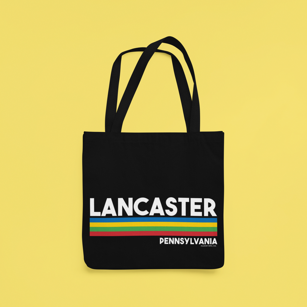 Lancaster, Pennsylvania 4 Stripes Tote Bag