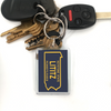 Lititz PA License Plate Plastic Keychain