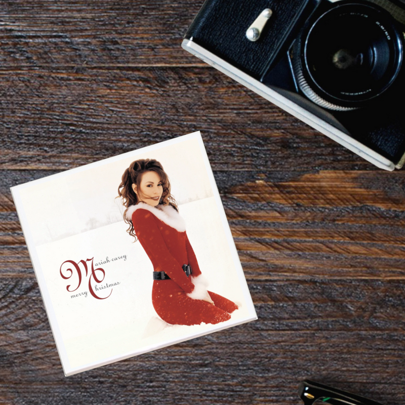 Mariah Carey Merry Christmas Album Holiday Coaster