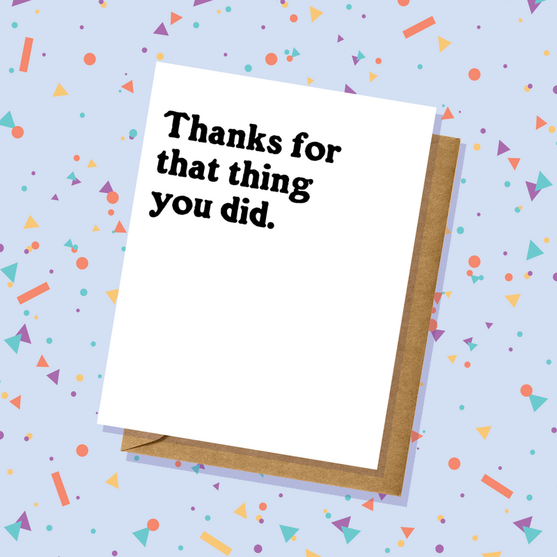 That Thing You Did Thank You Card
