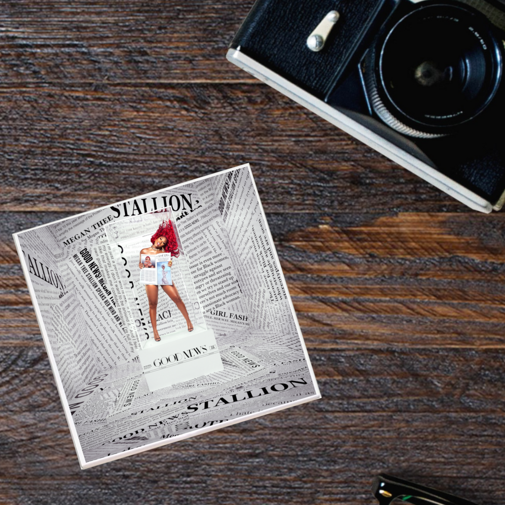 Megan Thee Stallion 'Good News' Album Coaster
