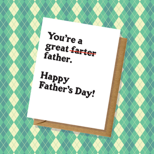 Great Farter Father's Day Card
