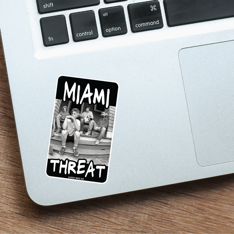 Golden Girls Miami Threat Vinyl Sticker
