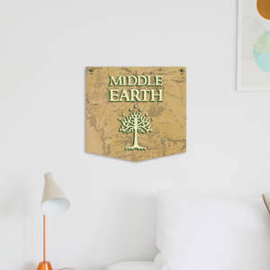 Middle Earth Vinyl Banner - Lord of the Rings