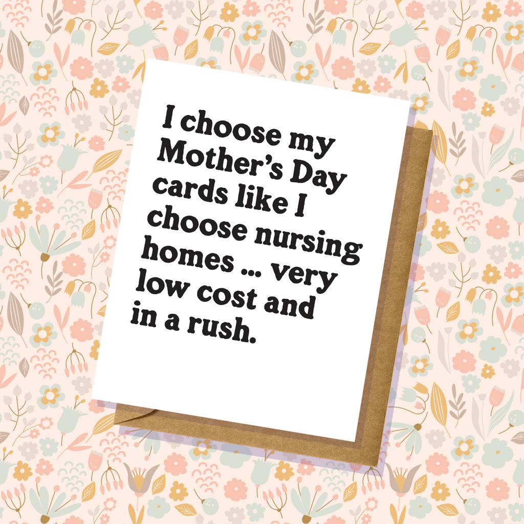Nursing Home Mother's Day Card