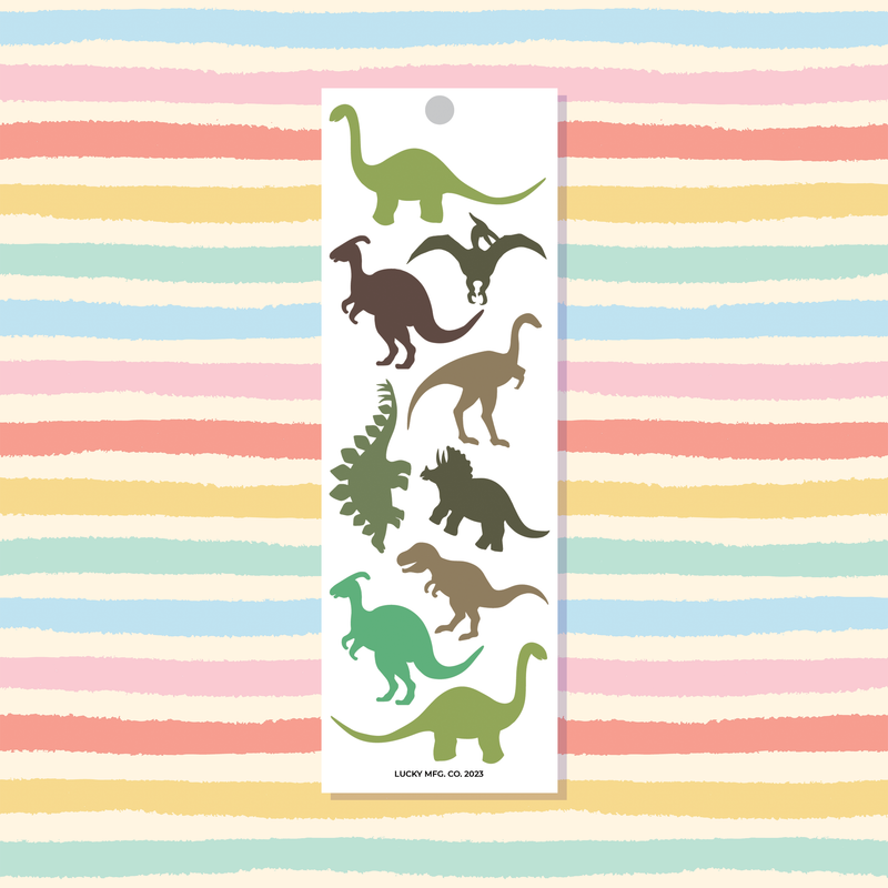 Dinosaurs Vinyl Sticker Strip
