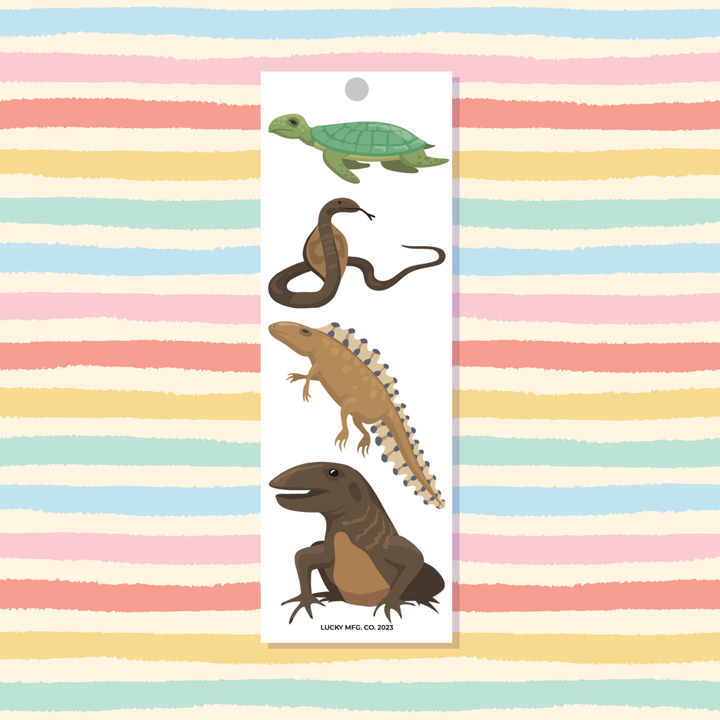 Reptiles - Sea Turtle & Friends Vinyl Sticker Strip