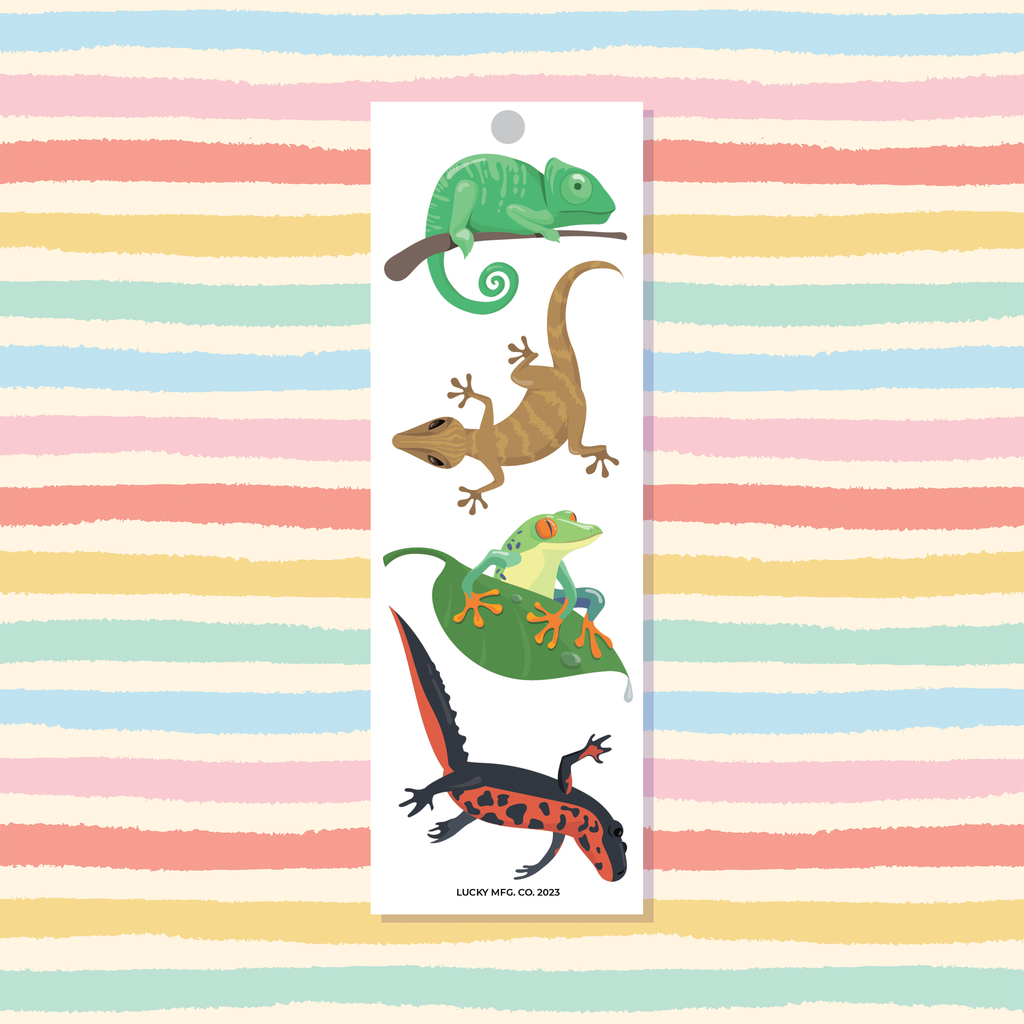Reptiles - Chameleon & Friends Vinyl Sticker Strip