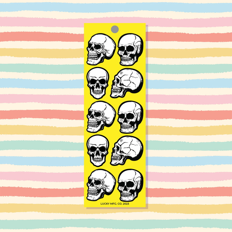 Skulls Vinyl Sticker Strip