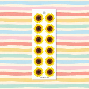 Sunflowers Vinyl Sticker Strip