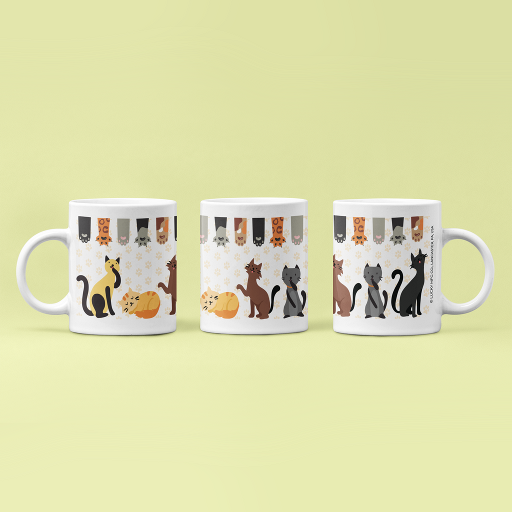 Cats & Cat Paws Mug