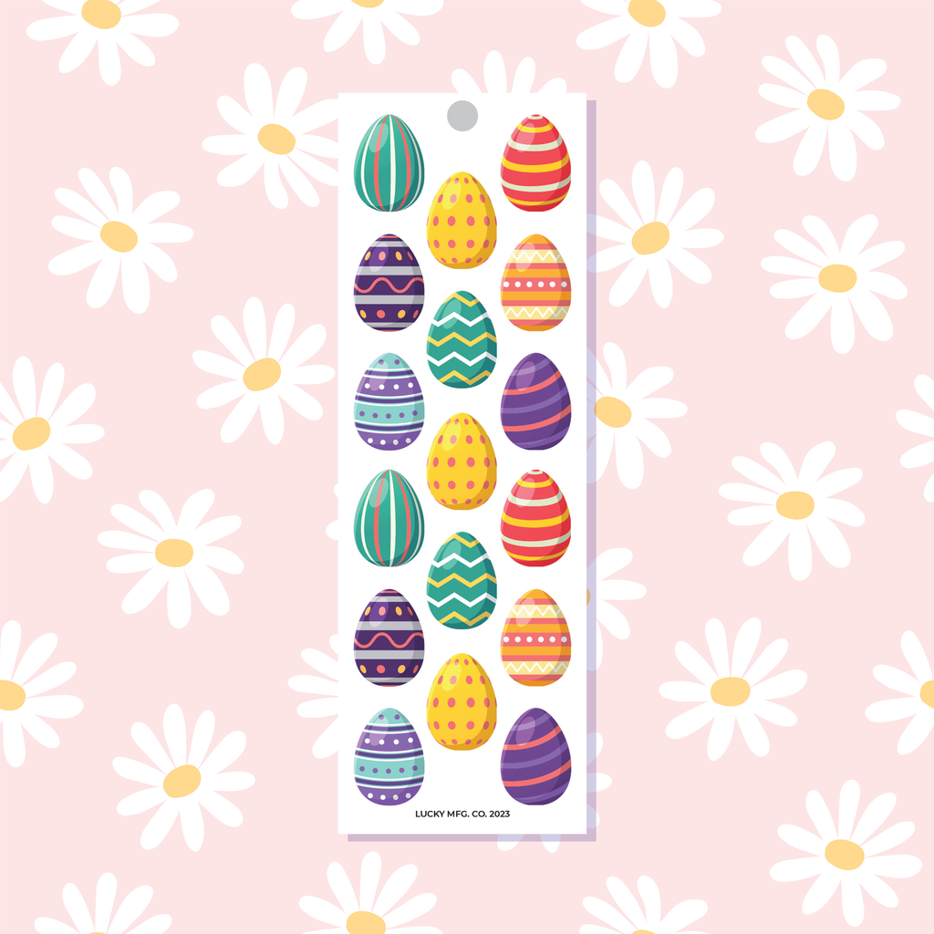 Easter Eggs Vinyl Sticker Strip