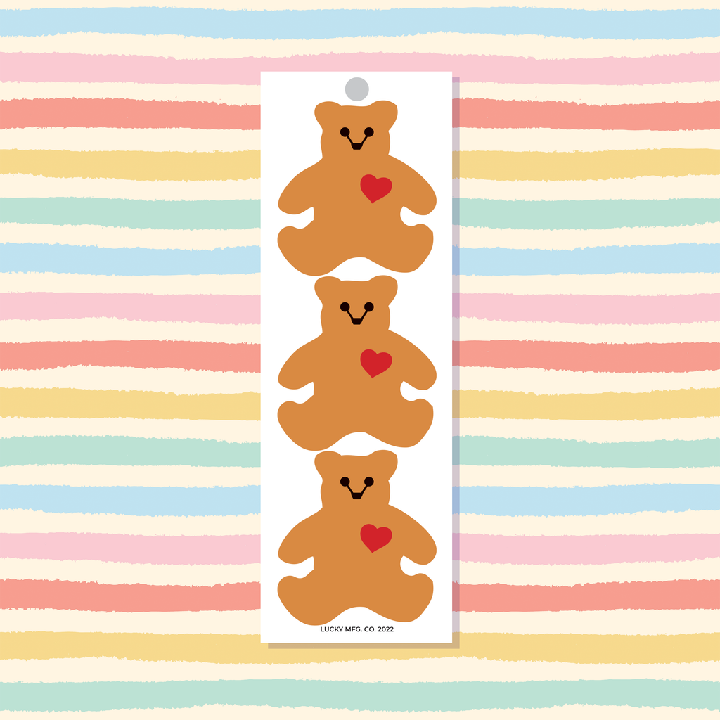 Teddy Bears Vinyl Sticker Strip