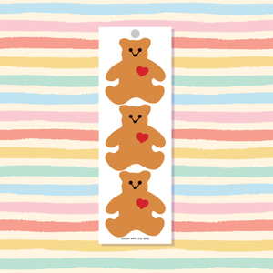 Teddy Bears Vinyl Sticker Strip