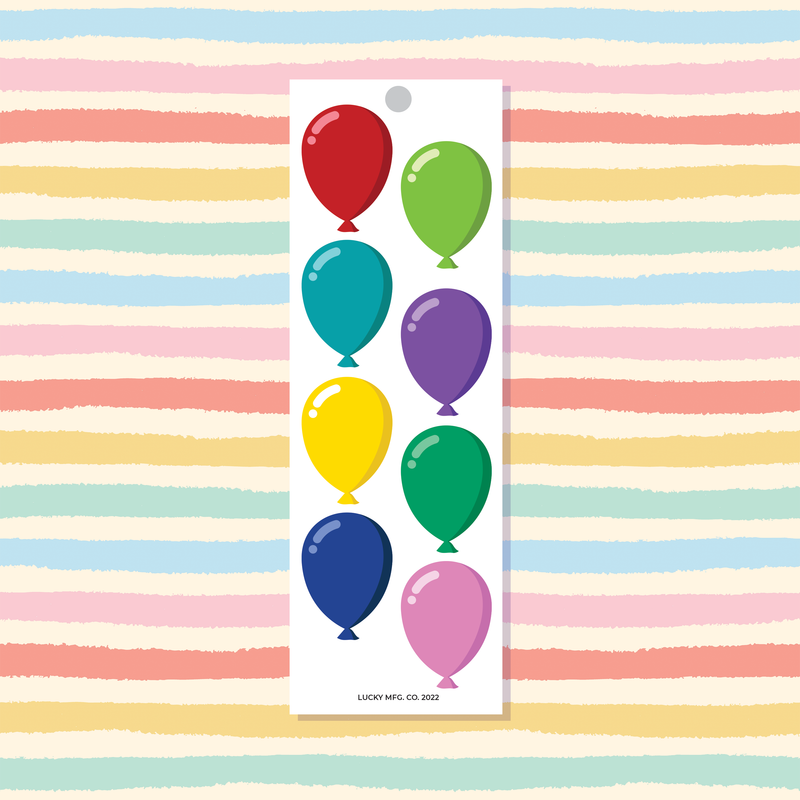 Balloons Vinyl Sticker Strip