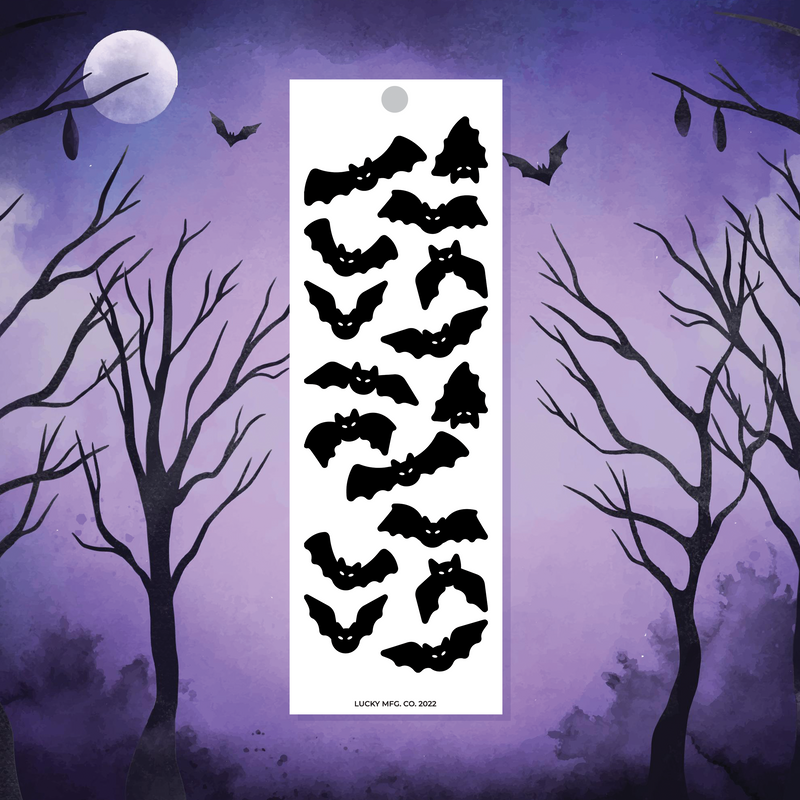 Textile Sticker Bat Che Bats Vinyl Sticker Strip – Madcap & Co