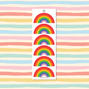 Rainbows Vinyl Sticker Strip