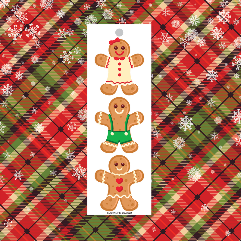 Gingerbread Cookies Vinyl Sticker Strip