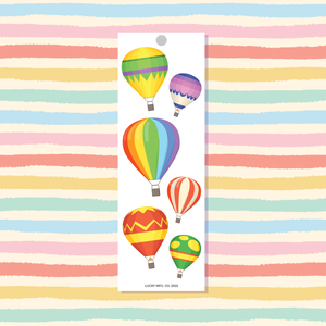 Hot Air Balloons Vinyl Sticker Strip